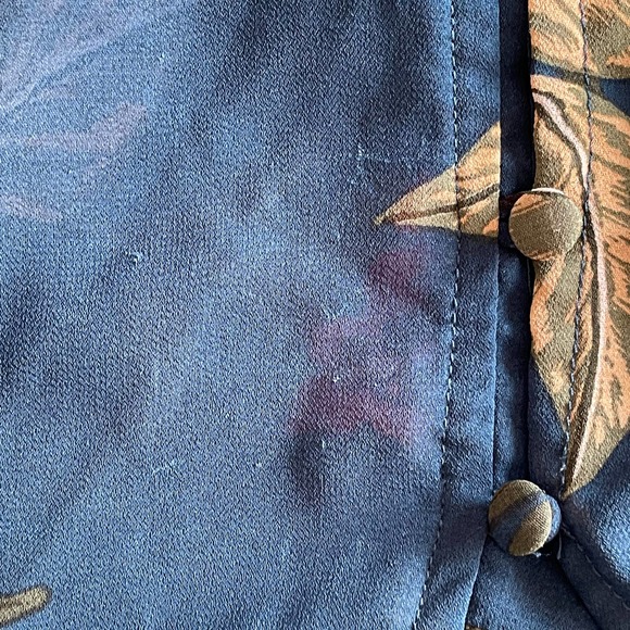 Torrid Size 1 Tropical Teal Hi Lox Blouse - Picture 10 of 12